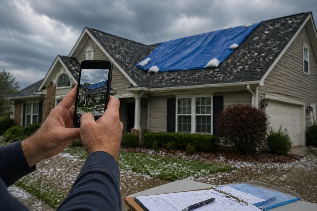 Hail Damage Roof Insurance Claim 2