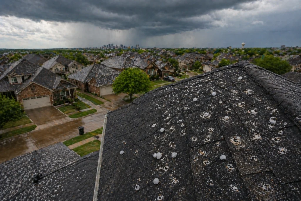 Hail Damage Roof Insurance Claim 7